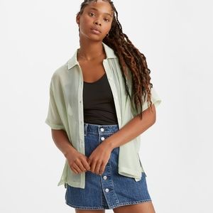 Brand New size 28 Women’s Levi’s denim button skirt